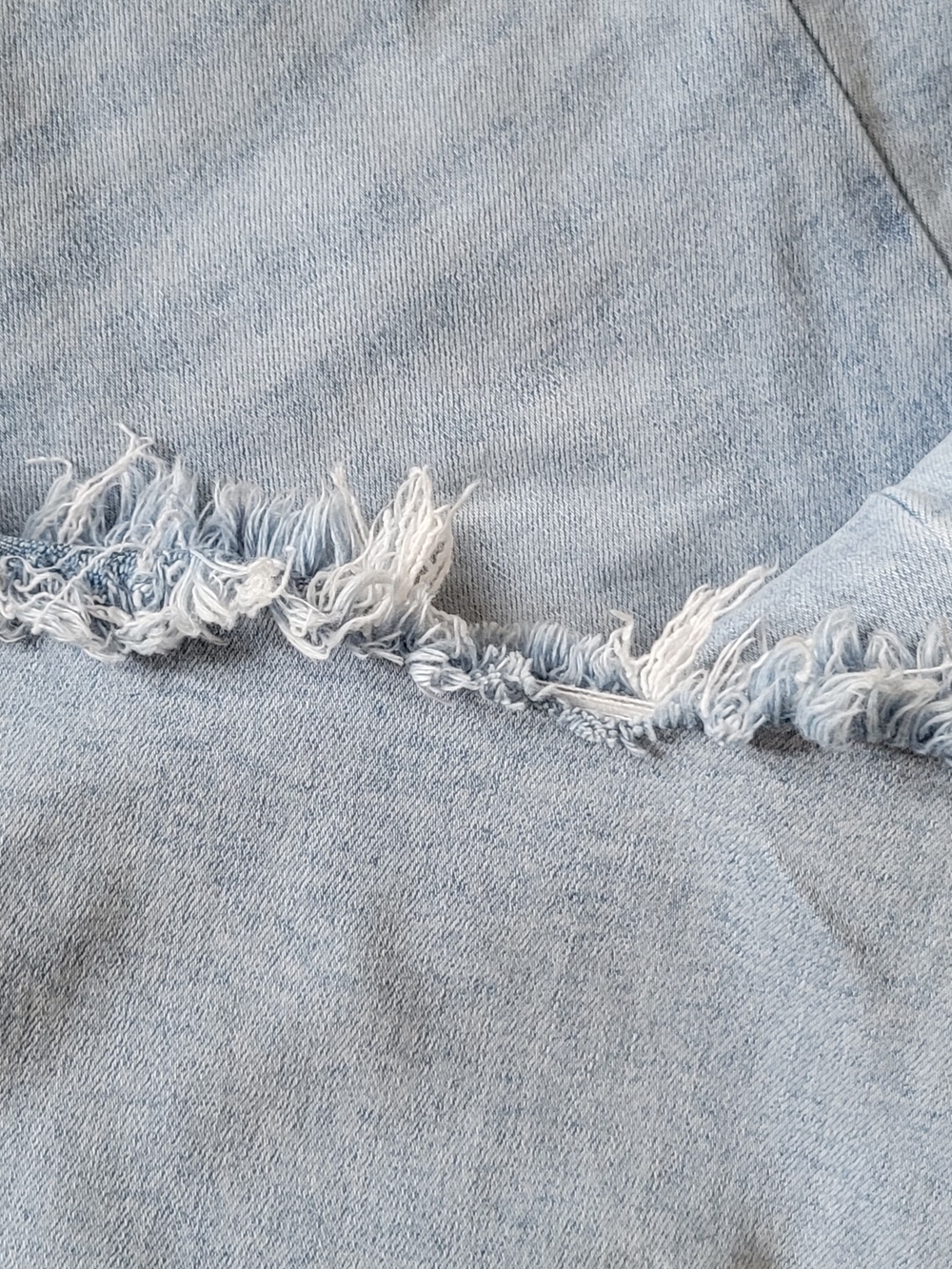 Plus Size Risen Light Blue Wide-Leg Frayed Hem Jeans Size 3x or 24W - Picture 10 of 11